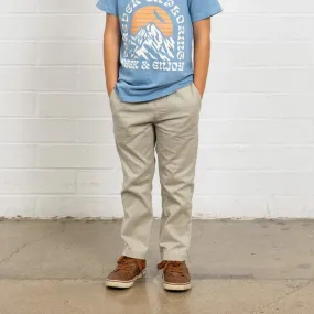 Tiny Whales Provisions Chino Pant Stone
