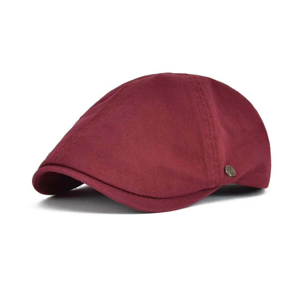 Twill Cotton Flat Cap