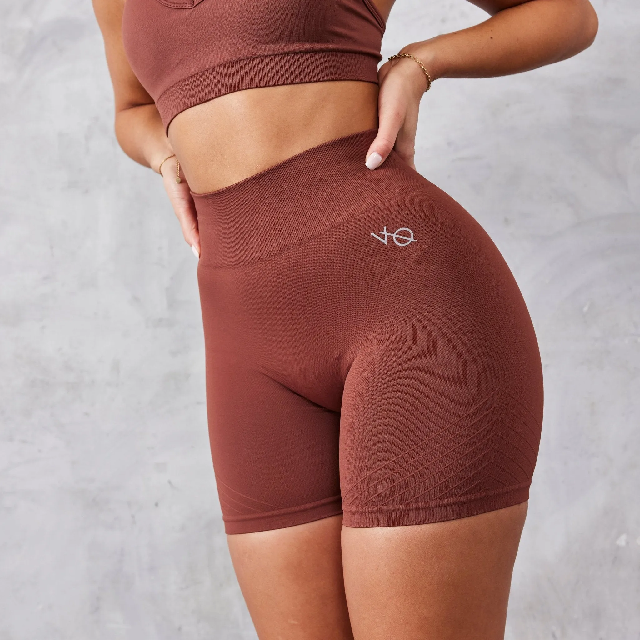 Vanquish Neutral V2 Seamless Brown Shorts